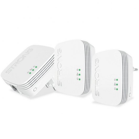 Strong Powerline 600 Triple Pack Mini 3x Adaptadores Powerline/PLC 600Mbit/s