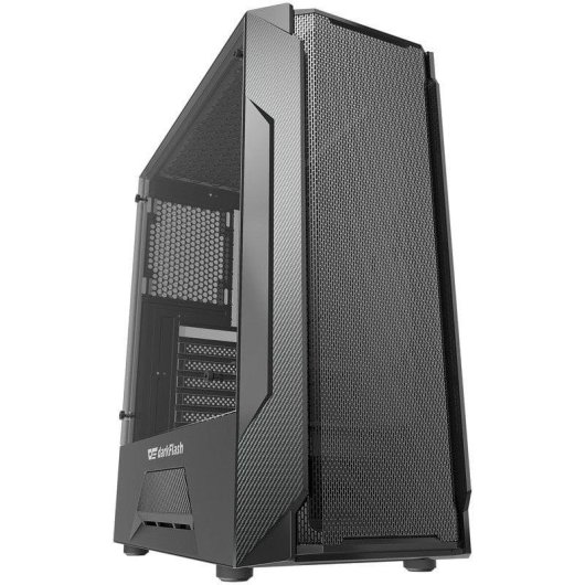Torre darkFlash Leo Cristal Templado USB 3.0 Negra Gaming