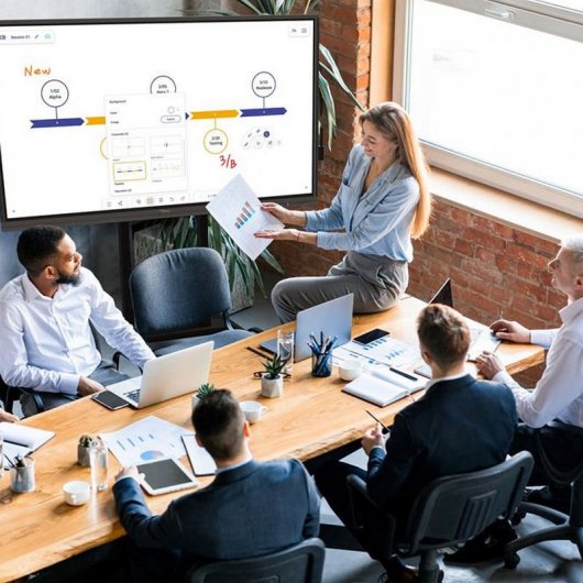 Optoma 5652RK+ Écran plat interactif Creative Touch Premium 65" série 5 LED UltraHD 4K Touch