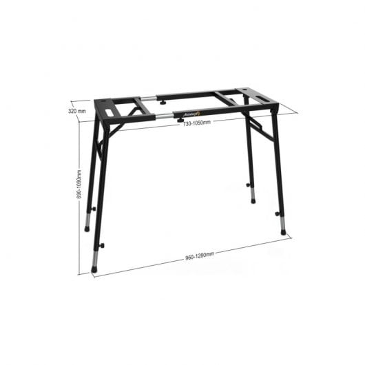 Audibax Onyx Pro 1 Soporte Regulable para Teclado/Piano/Controlador Dj