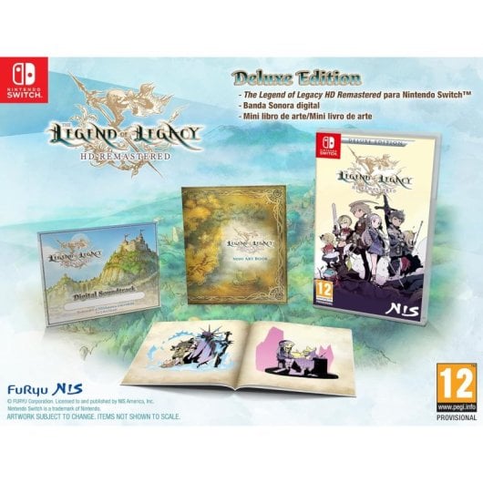 The Legend of Legacy HD Remastered Deluxe Edition Nintendo Switch
