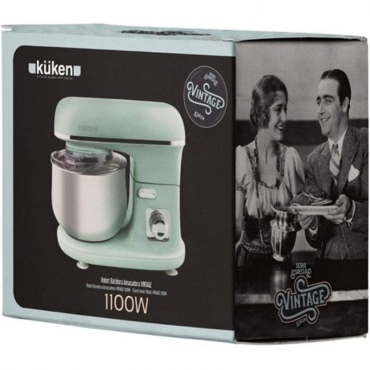 Küken Vintage Robot Batidora Amasadora 1100W Verde
