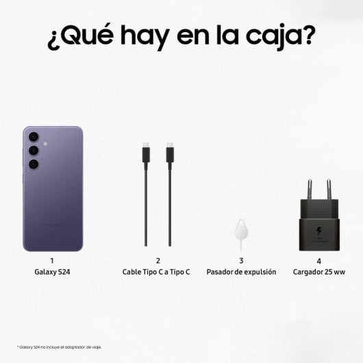 Samsung Galaxy S24 8/128GB Viola Cobalto Gratis + Caricabatterie