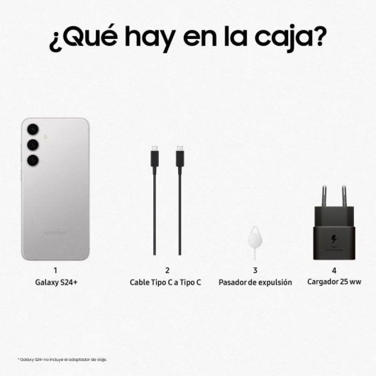 Samsung Galaxy S24 Plus 5G 12GB 256GB 6.7" Cinzento Mármore