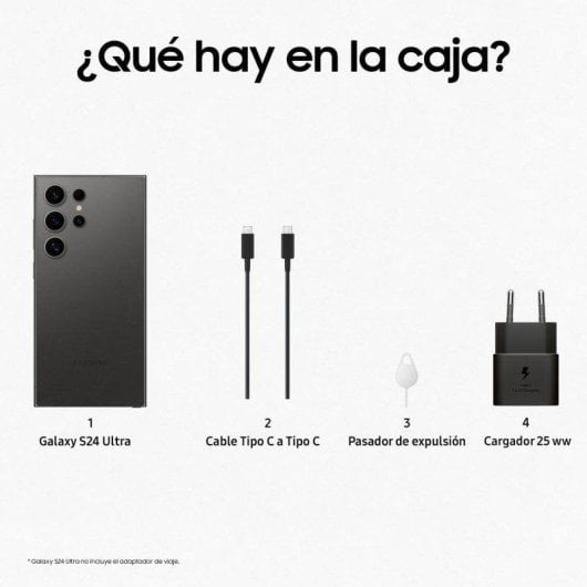 Samsung Galaxy S24 Ultra 5G 12GB 256GB Preto Titanium 6.8" Dual SIM