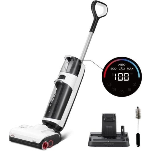 Roborock Dyad Pro Aspiradora Escoba Seco/Húmedo sin Cable 260W Negra/Blanca