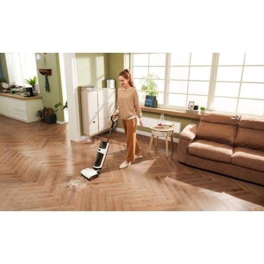 Roborock Dyad Pro Aspiradora Escoba Seco/Húmedo sin Cable 260W Negra/Blanca