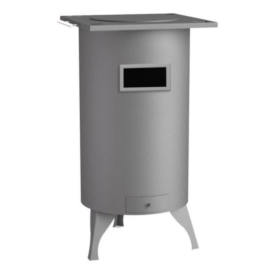 Heizgerät Holz Edm EDM Estufa de Leña Circular 8 kW Sichtfenster