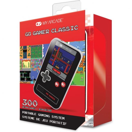 My Arcade Go Gamer Classic 300 jeux Console rétro portable noir/rouge