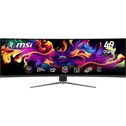 Monitor MSI MPG 491CQP QD-OLED 49" DQHD 144Hz QD-OLED Curvo 0,03ms USB-C