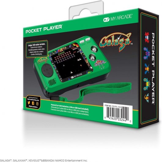 My Arcade Pocket Player Galaga Consola Retro