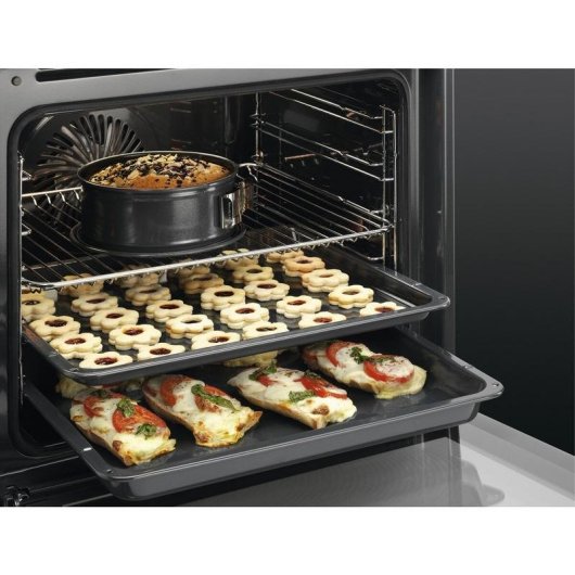 Horno Multifunción AEG BPE53516XM Pirolítico 71L 60cm Grill Acero Inoxidable
