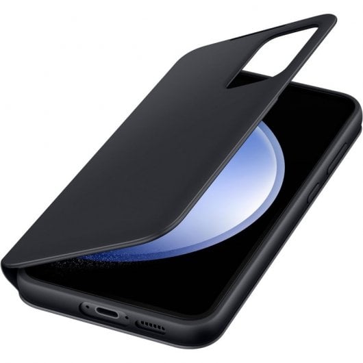 Capa carteira Samsung Smart View preta para Galaxy S23 FE