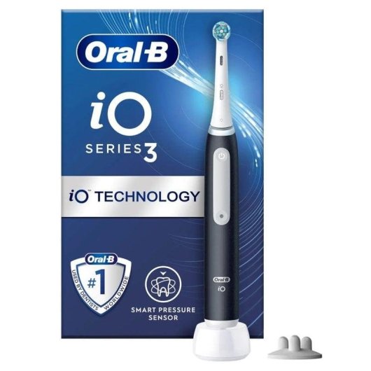 Escova de Dentes Rotativa Oral-B iO 3 Matte 3 Modos Sensor Pressao Temporizador