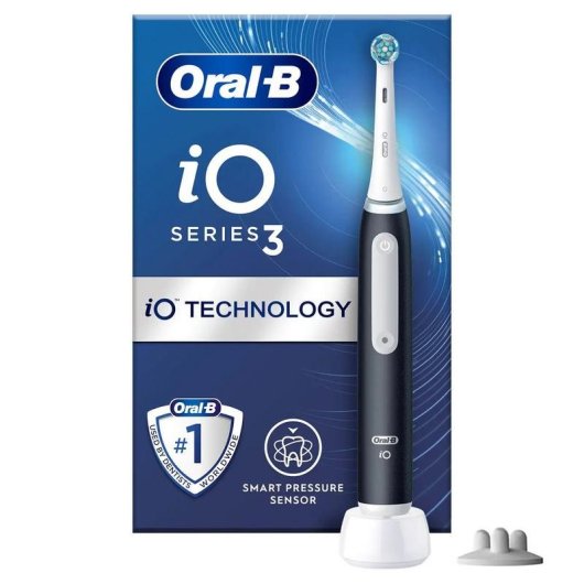 Escova de Dentes Rotativa Oral-B iO 3 Matte 3 Modos Sensor Pressao Temporizador