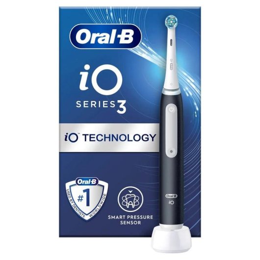 Escova de Dentes Rotativa Oral-B iO 3 Matte 3 Modos Sensor Pressao Temporizador