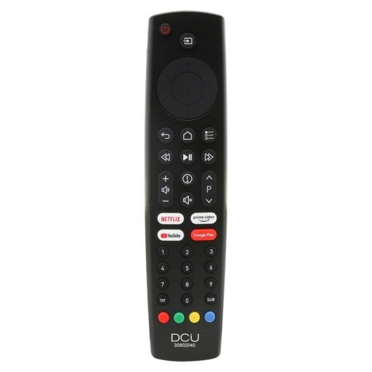 DCU 30902040 Mando a Distancia Universal para TV Grundig, Botones Streaming, 8m, Negro