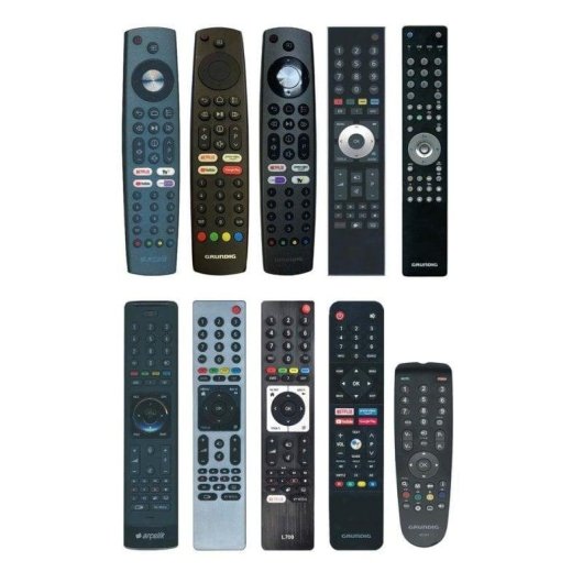 Fernbedienung Universal DCU 30902040 für Grundig TV, 8m, Schwarz