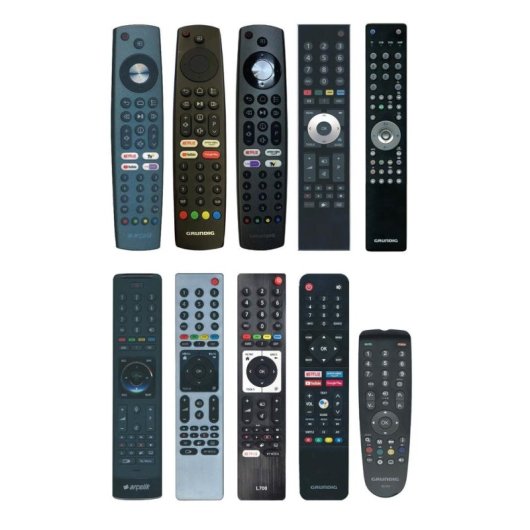 Fernbedienung Universal DCU 30902040 für Grundig TV, 8m, Schwarz