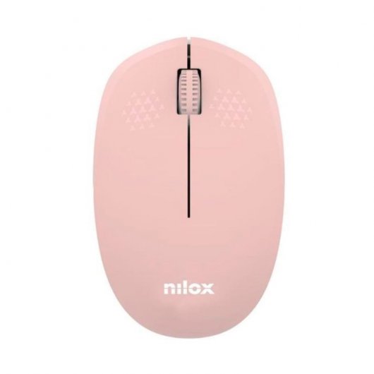 Nilox MXMOWI4014 Ratón Inalámbrico 1000DPI Rosa