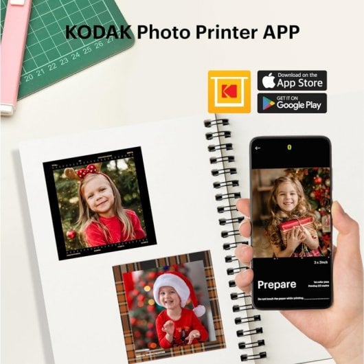 Kodak Mini Shot 3 Retro Cámara + Impresora Fotográfica Instantánea 2 En 1 Amarilla