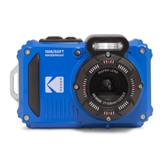 Pack Appareil Photo Numérique Kodak Pixpro WPZ2 Bleu + 2 Batteries + 1 Carte SD 16 Go