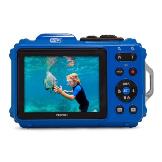 Pack Appareil Photo Numérique Kodak Pixpro WPZ2 Bleu + 2 Batteries + 1 Carte SD 16 Go