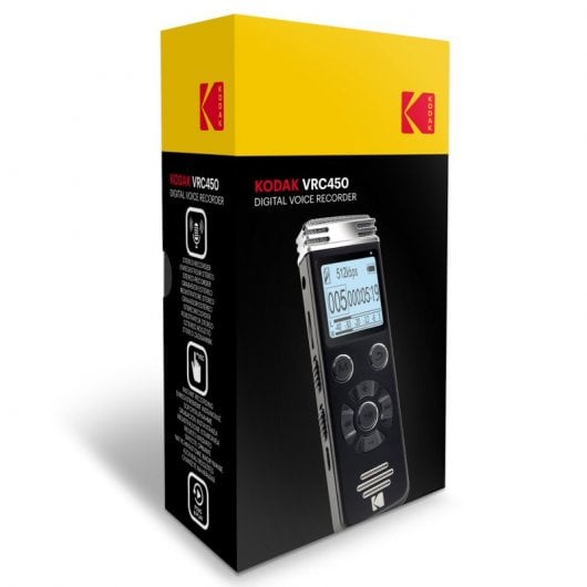Kodak VRC450 Grabadora de Voz Digital Negra