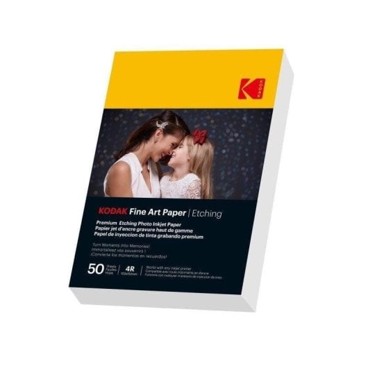 Papier pour imprimante Kodak Fine Art Graate A6 210 g effet gravure mat
