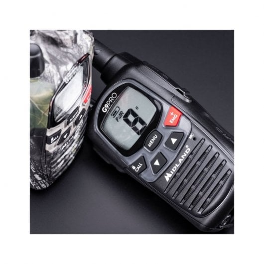 Midland G9 Pro Walkie Talkie Bibanda Alcance 10km Negro