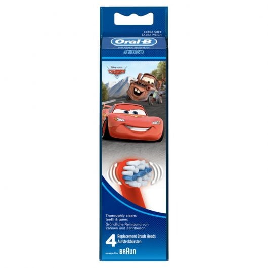 Oral-B BREB104 Cabezal de Recambio para Cepillo Braun Oral-B de Cabezal Redondo o Trizone Pack 4 uds