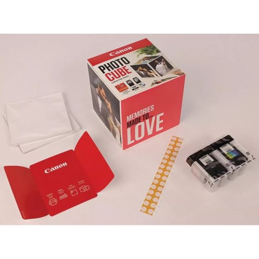 Cornice magnetica Canon Photo Cube Pack + inchiostri PG-540/CL-541 + 40 fogli di carta fotografica rosa