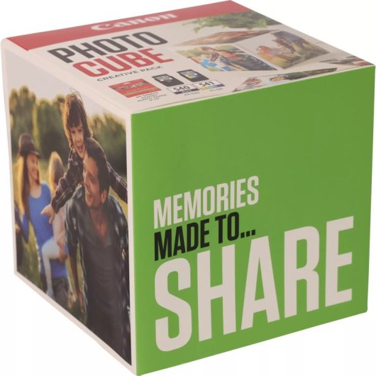 Canon Photo Cube Pack Marco Magnético + Tintas PG-540/CL-541 + 40 Hojas de Papel Fotográfico Verde
