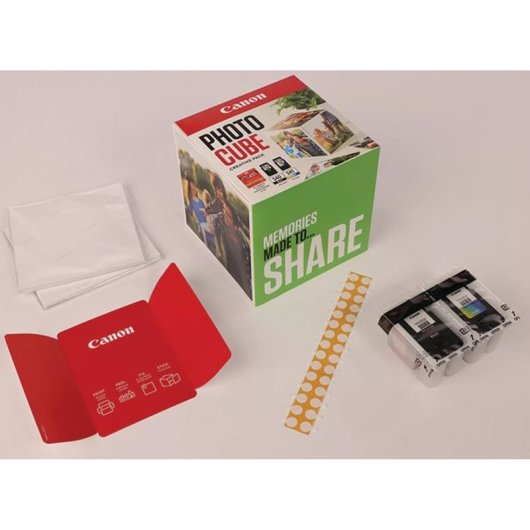 Canon Photo Cube Pack Marco Magnético + Tintas PG-540/CL-541 + 40 Hojas de Papel Fotográfico Verde