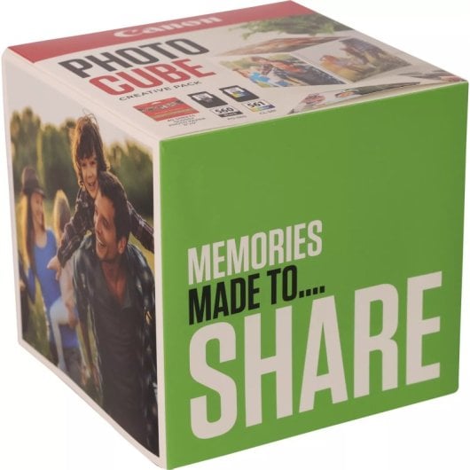 Canon Photo Cube Pack Marco Magnético + Tintas PG-560/CL-561 + 40 Hojas de Papel Fotográfico Verde