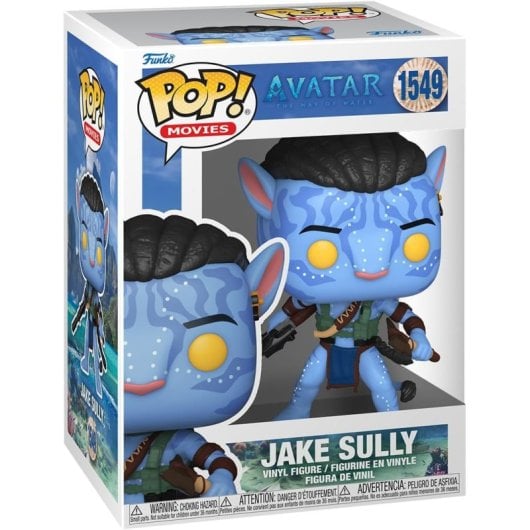 Avatar de filmes pop da Funko: A forma da água Jake Sully em batalha