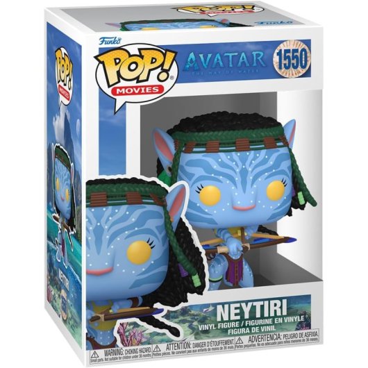 Avatar de filmes Funko Pop: A forma da água Neytiri em batalha