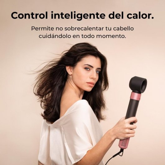 Cecotec Bamba CeramicCare AirGlam Cepillo de Aire Multifunción 8 en 1 con Tecnología Coanda 1400W