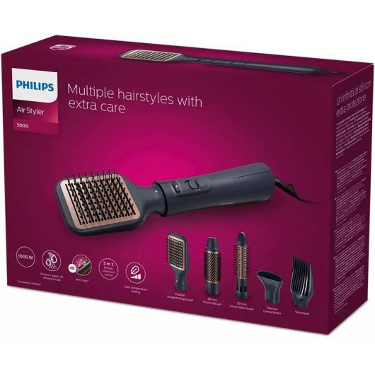 Philips 5000 series BHA530/00 Haarstyling-Gerät Haar-Styling-Set Warm Schwarz 1000 W 2 m
