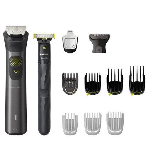 Tondeuse Multifonction Philips All-in-One Trimmer Series 9000 MG9540/15 Sans Fil 120min Sec et Mouillé 27 Réglages OneBlade Charge Rapide