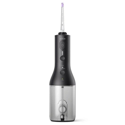 Hydropulseurs Philips Power Flosser 3000 Technologie Pulse Wave 3 Niveaux de Vitesses 2 Buses
