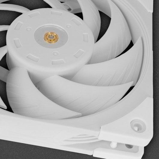 Mars Gaming MF-NC PWM Ventilateur 120 mm Roulement FDB en cuivre avec pales hybrides Blanc