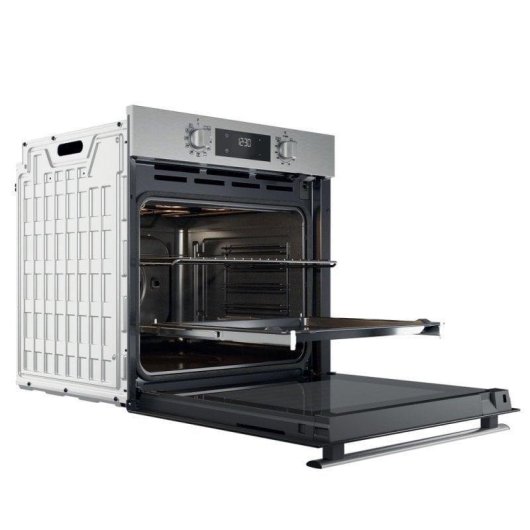 Forno Multifunções Whirlpool OMR58RR1X Pirolítico 71L 60cm A+ Vapor Cook3 Inox