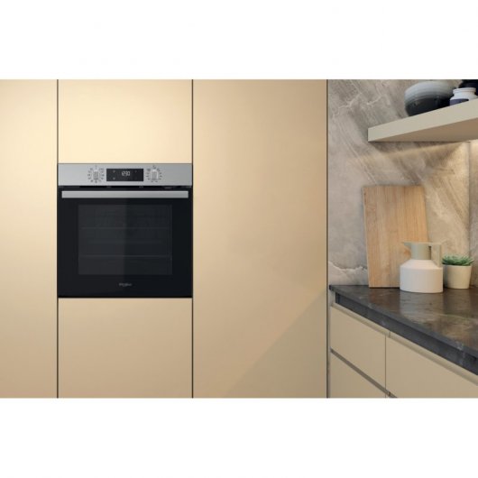 Whirlpool OMR58RR1X Horno Multifunción Pirolítico 71L A+ Acero Inoxidable