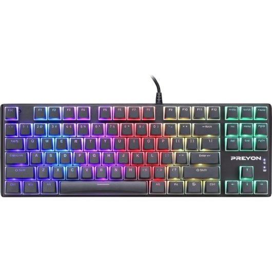 Preyon Brown Blitz Claw Teclado Mecánico Gaming RGB Switch Gateron Brown Layout USA