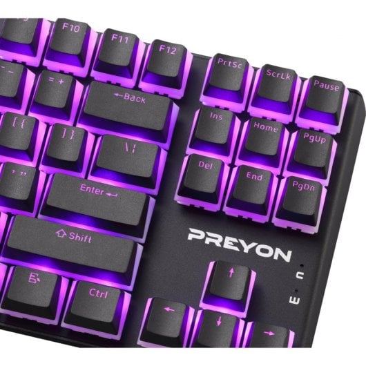 Preyon Brown Blitz Claw Teclado Mecánico Gaming RGB Switch Gateron Brown Layout USA