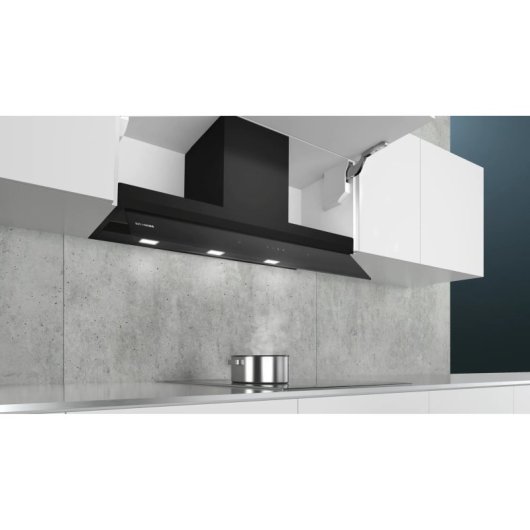 Siemens iQ500 LJ97BAM60 Campana Decorativa Integrable 90cm B Cristal Negro