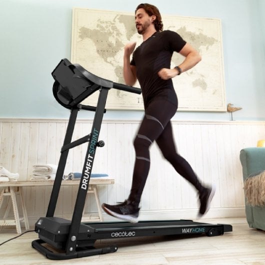 Cecotec Drumfit Wayhome 1400 Sprint Laufband Einstellbare Geschwindigkeit 14Km/h