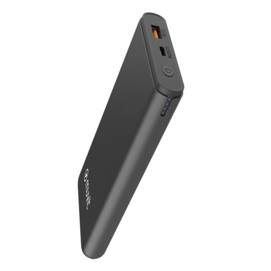 Muvit Powerbank 10000mAh 10W Sans Fil + Sortie USB- A + USB-C Noir