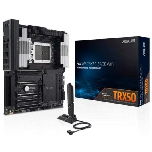 Carte mère ASUS Pro WS TRX50-SAGE WIFI AMD TRX50 sTR5 DDR5 SSI CEB WiFi 7 PCIe 5.0 RAID